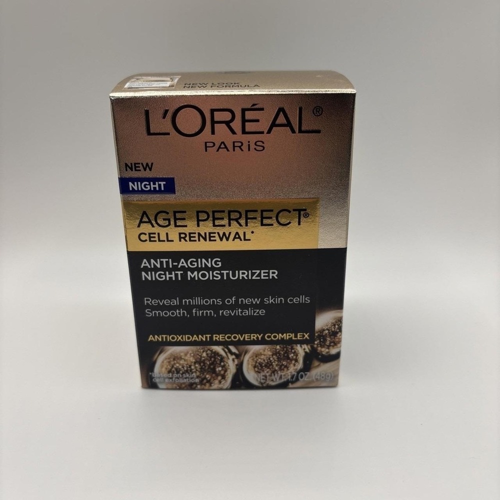 L'Oreal Age Perfect Cell Renewal Anti-Aging NIGHT Moisturizer 1.7 oz